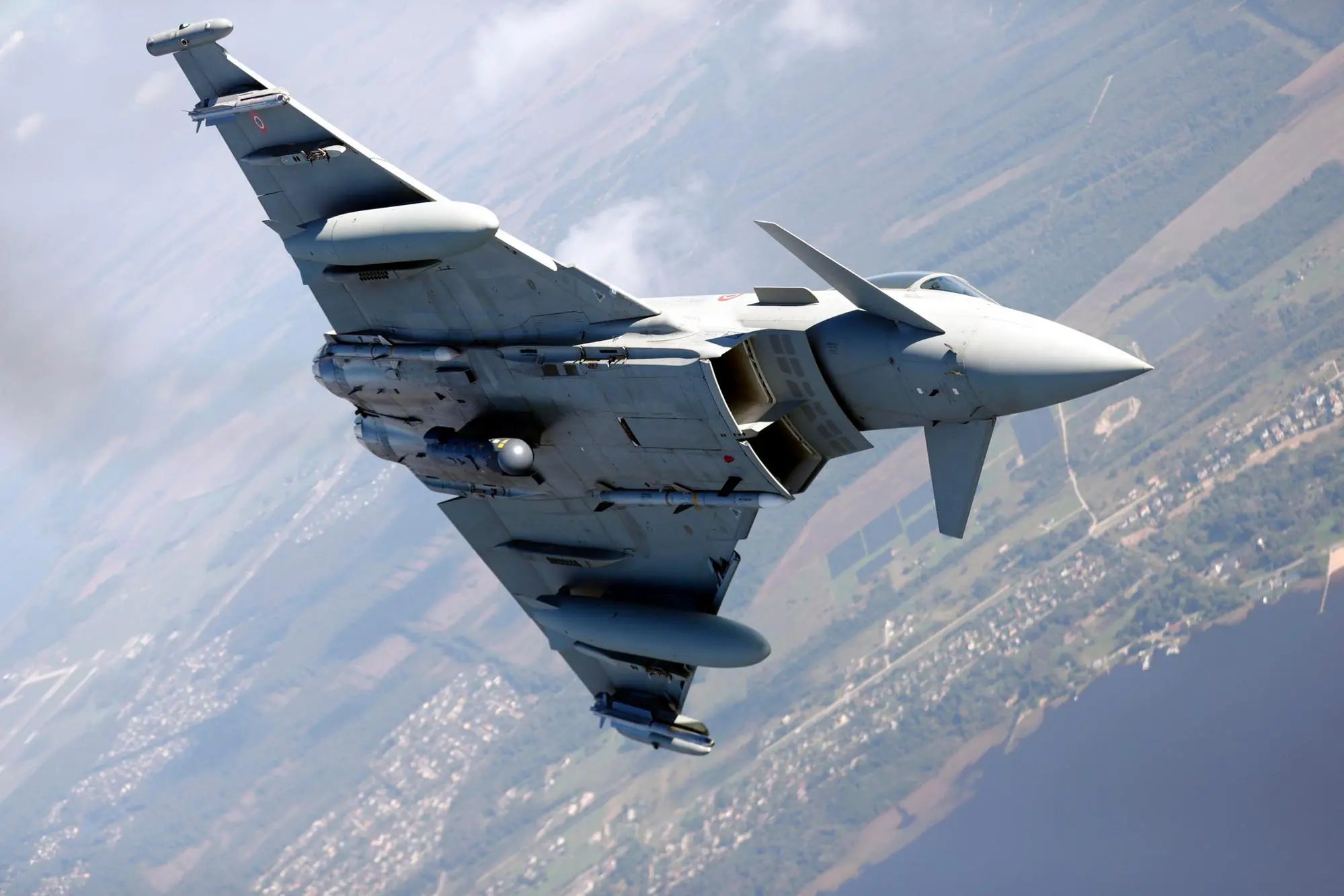 Ein italienischer Eurofighter (Ansa - EPA/TOMS KALNINS)