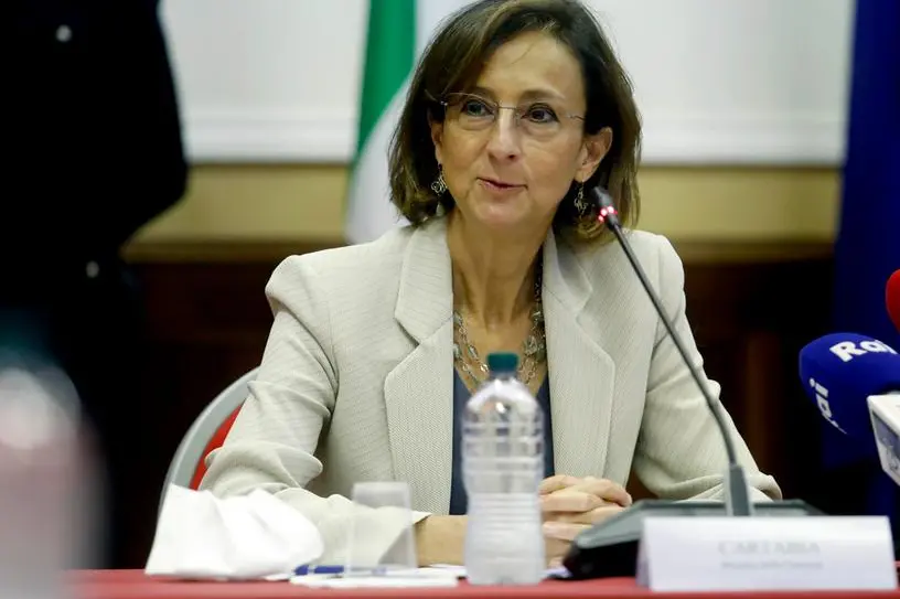 Il ministro della Giustizia Marta Cartabia (Ansa)