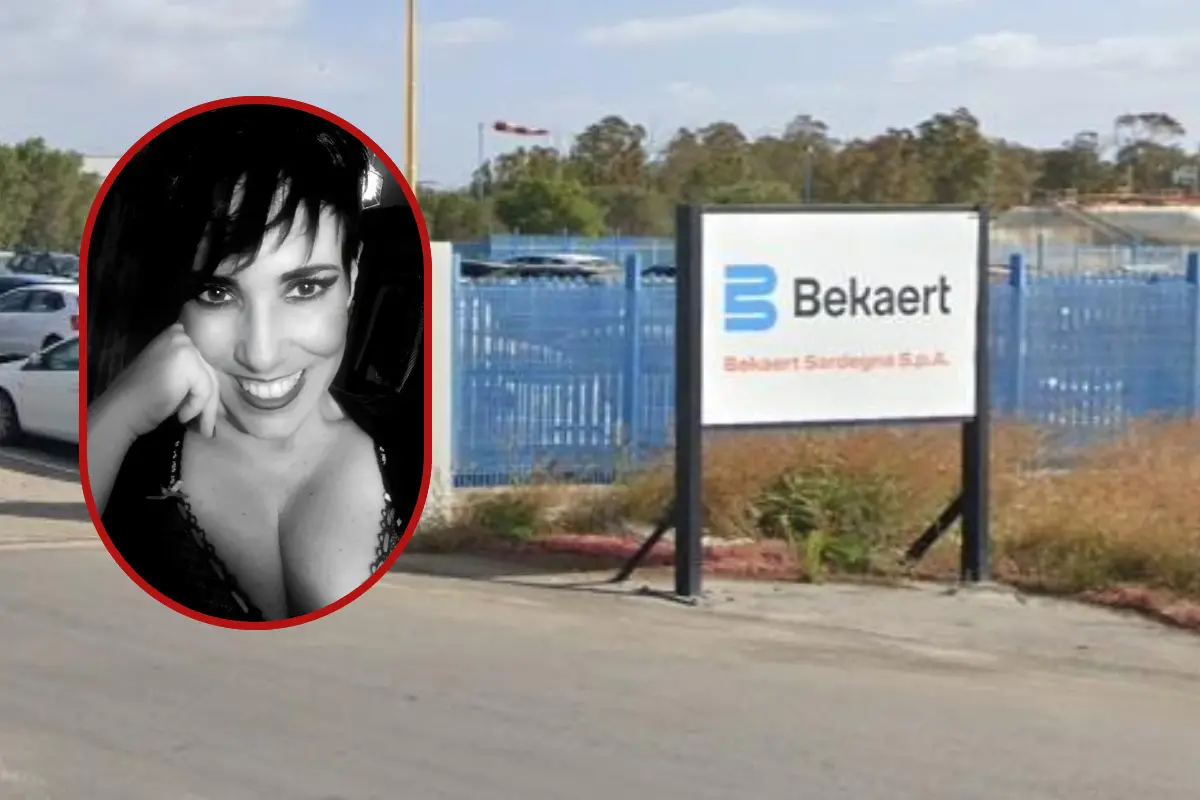 La sede della Bekaert e, nel riquadro, Desir&egrave; Manca