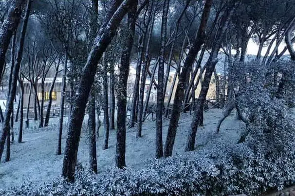 Neve a Burcei (Foto A.Serreli)