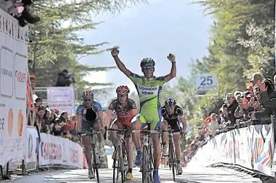 La vittoria di Kreuziger ieri sull'Ortobene