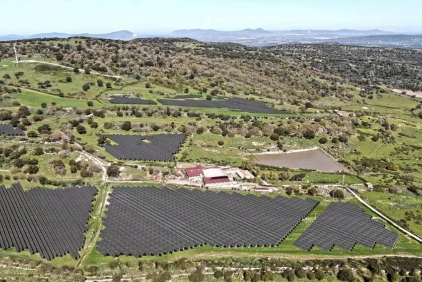 La fotosimulazione dell'impianto fotovoltaico a Putifigari