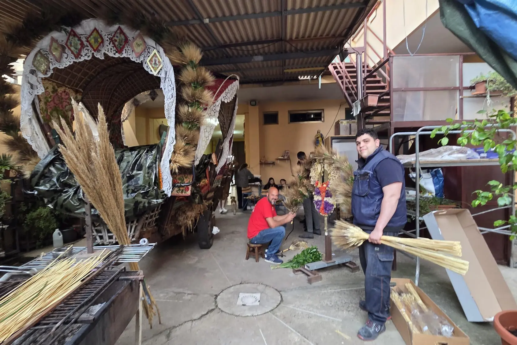 I preparativi (foto Daga)