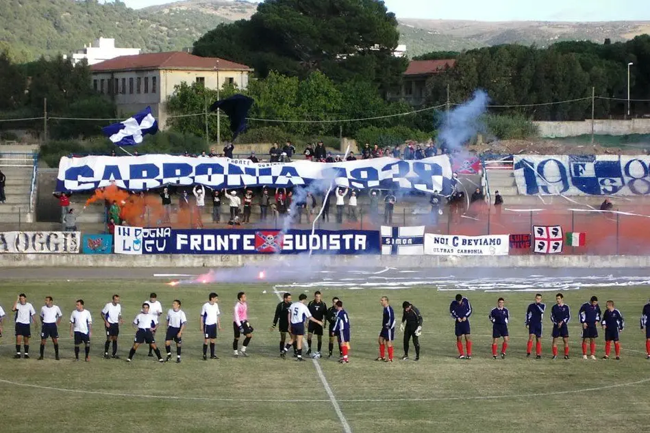 I tifosi del Carbonia