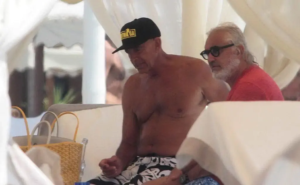Tom Barrack e Flavio Briatore al Twiga Beach Club di Marina di Pietrasanta