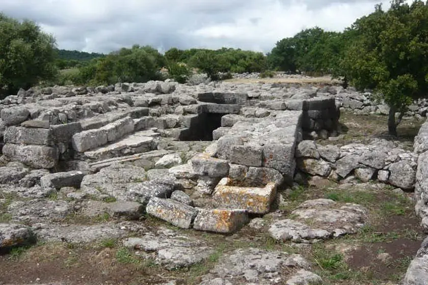 L'area archeologica di Santa Vittoria a Serri (Archivio L'Unione Sarda)
