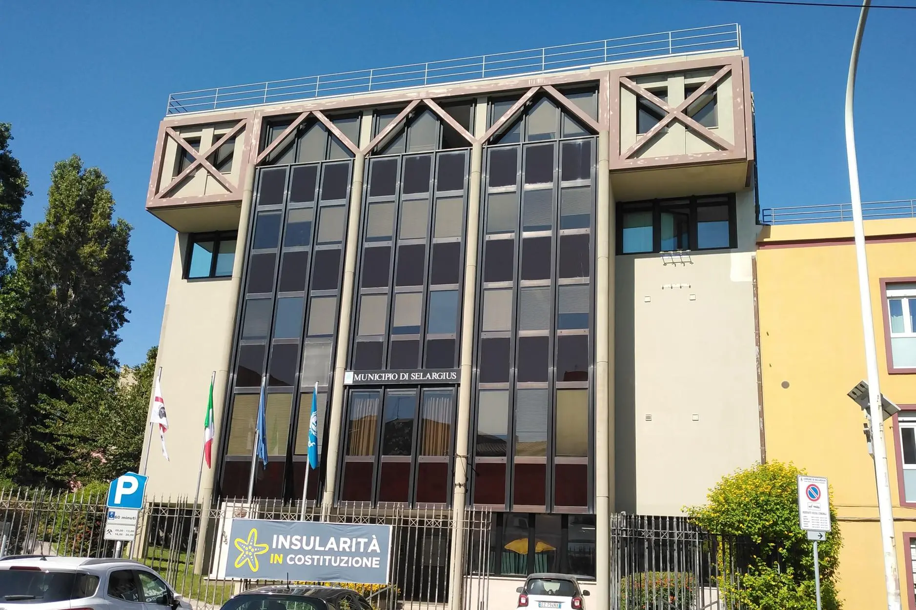 Il Municipio di Selargius