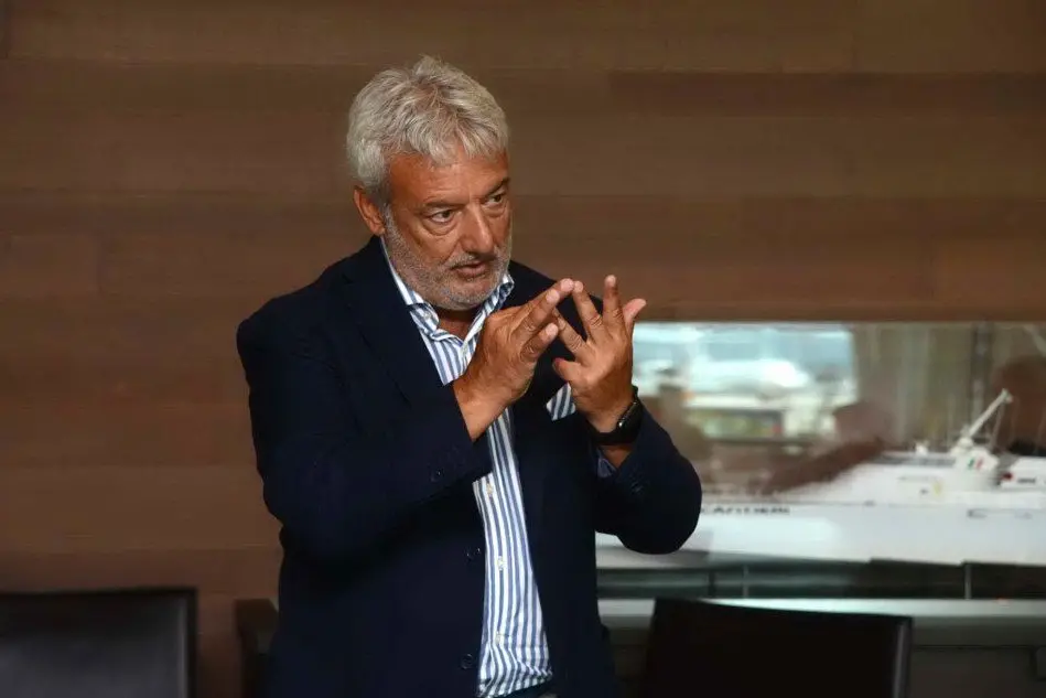 Luciio Rispo della Qatar Foundation (Archivio L'Unione Sarda - Satta)
