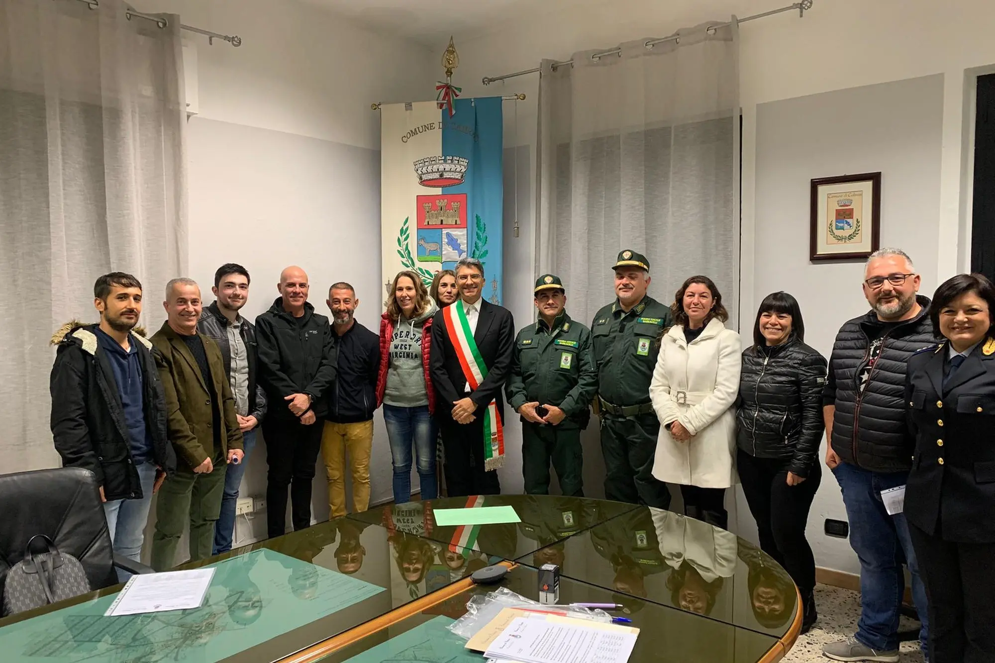 Cabras, in servizio dieci nuovi barracelli (foto Pinna)