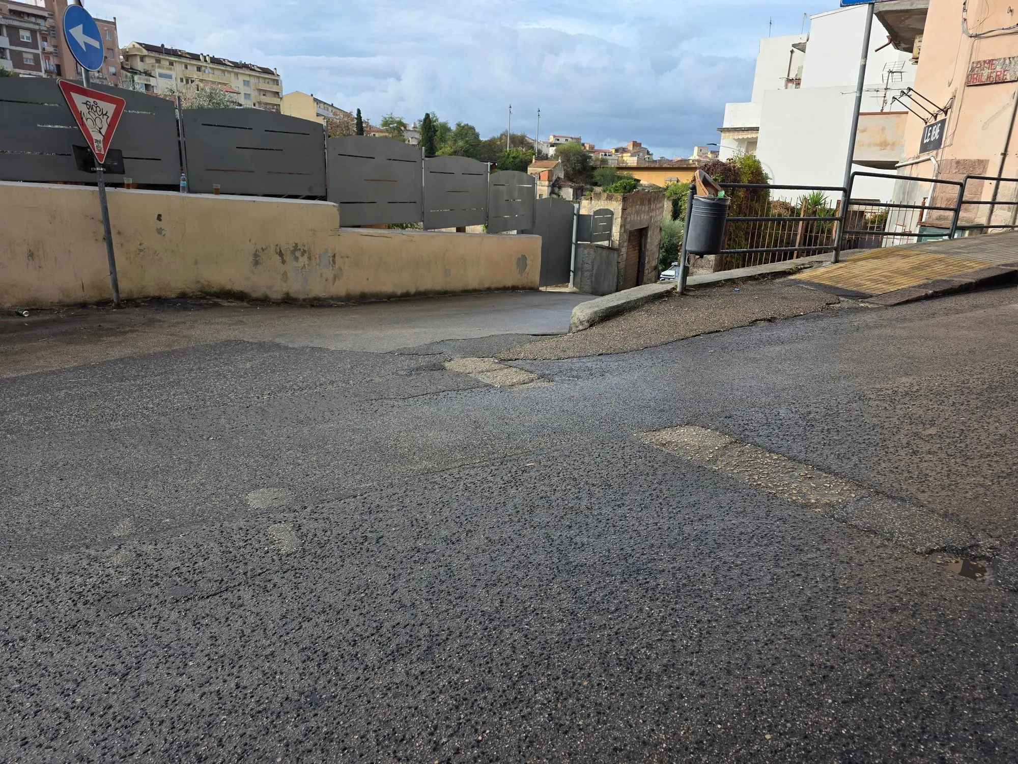 Il posto in cui sarebbe avvenuta l'aggressione
