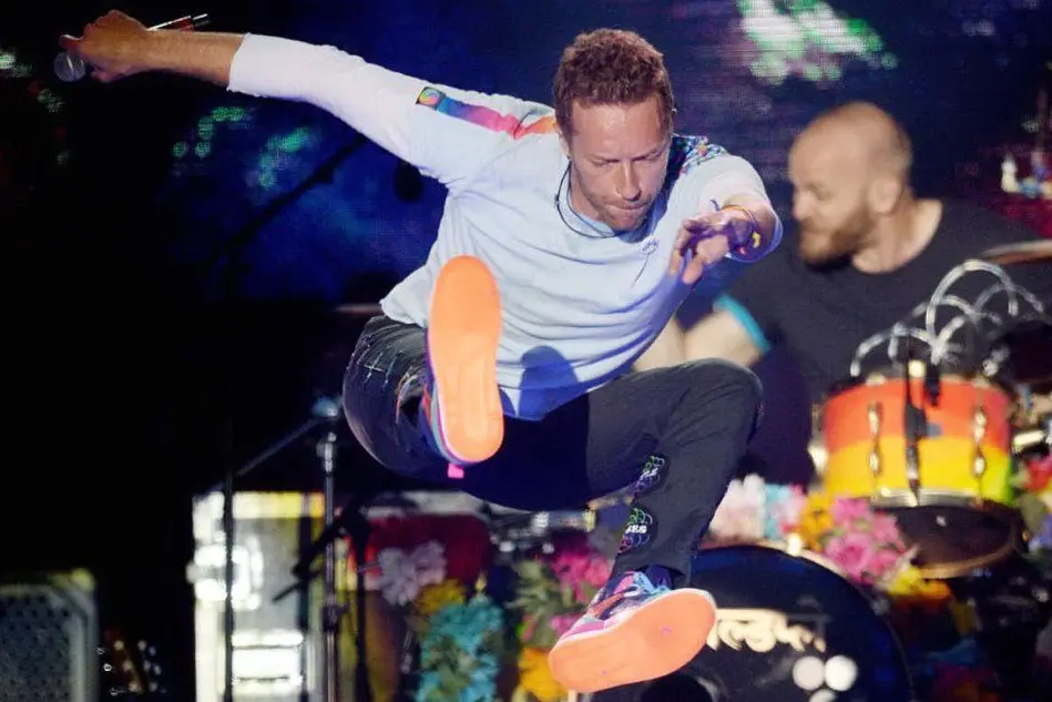 I Coldplay sul palco