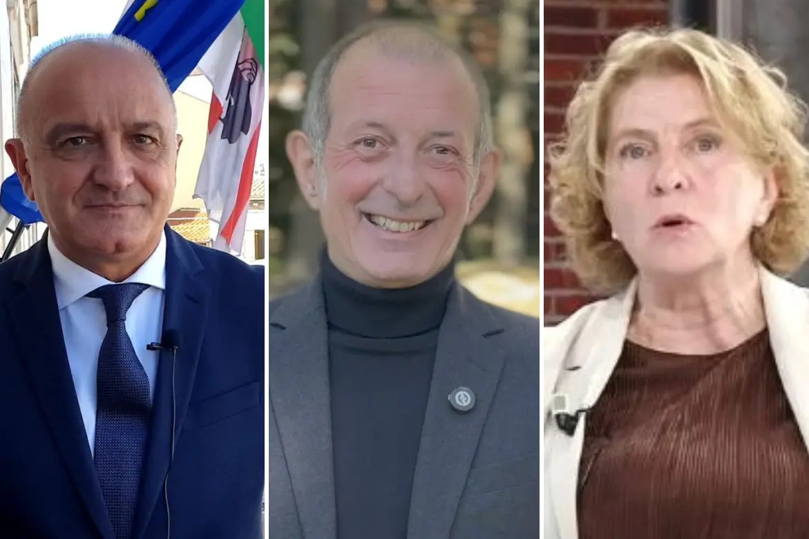 Gianni Addis, Andrea Biancareddu e Gianna Masu