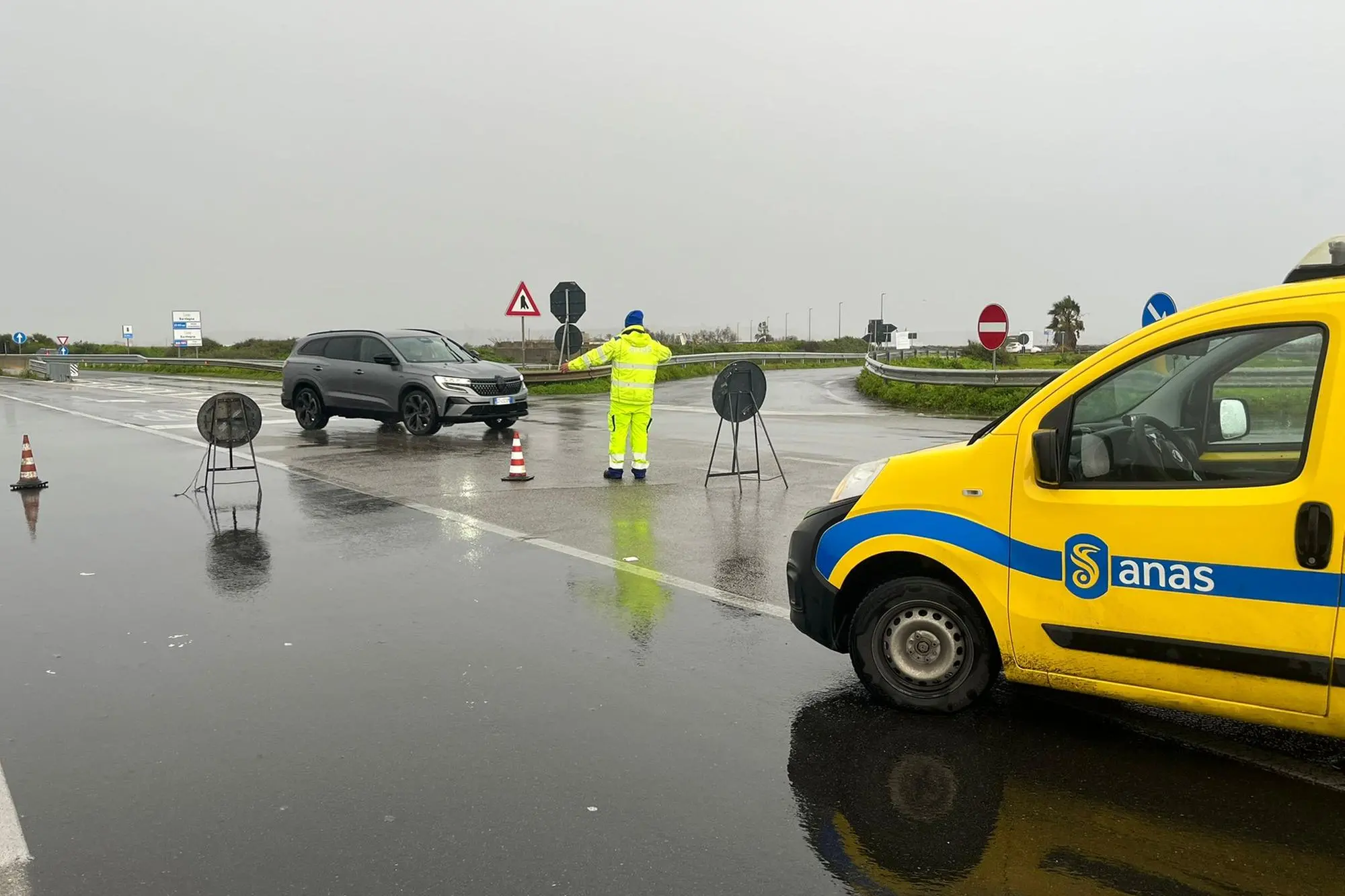 La chiusura della Statale 195