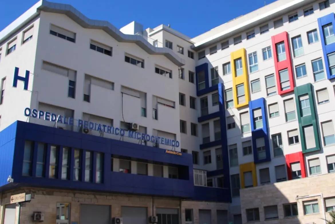 L'ospedale Microcitemico Antonio Cao di Cagliari (L'Unione Sarda)
