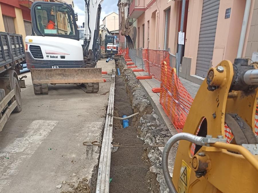 Via Roma, conclusi i lavori di Abbanoa
