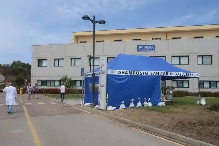 L'ospedale di Olbia (Archivio L'Unione Sarda)