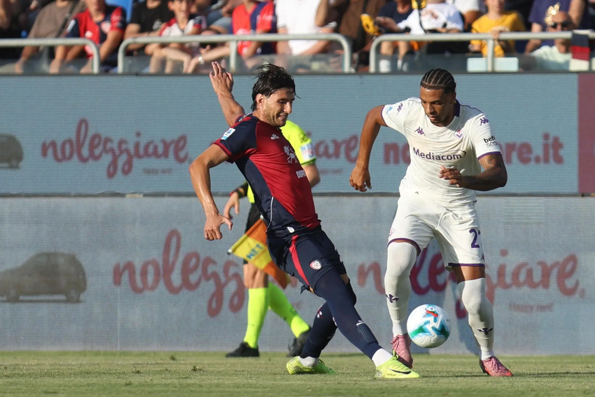 Gennaro Borrelli in Cagliari-Fiorentina (foto Ansa)