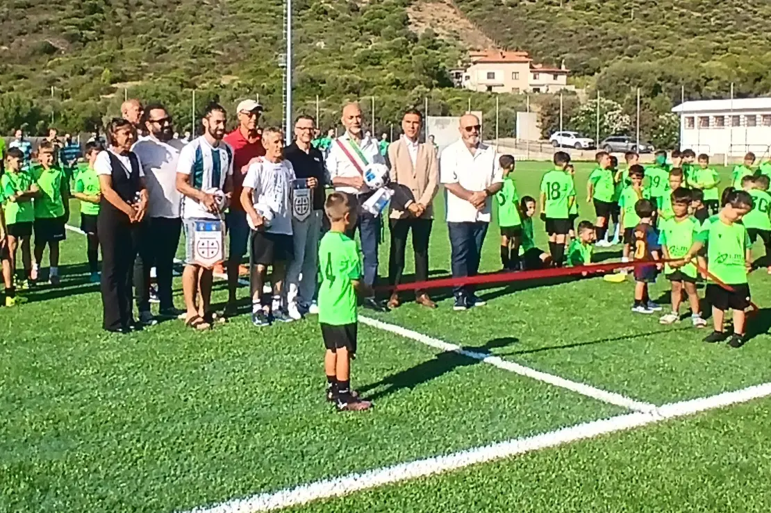 L'inaugurazione del campo