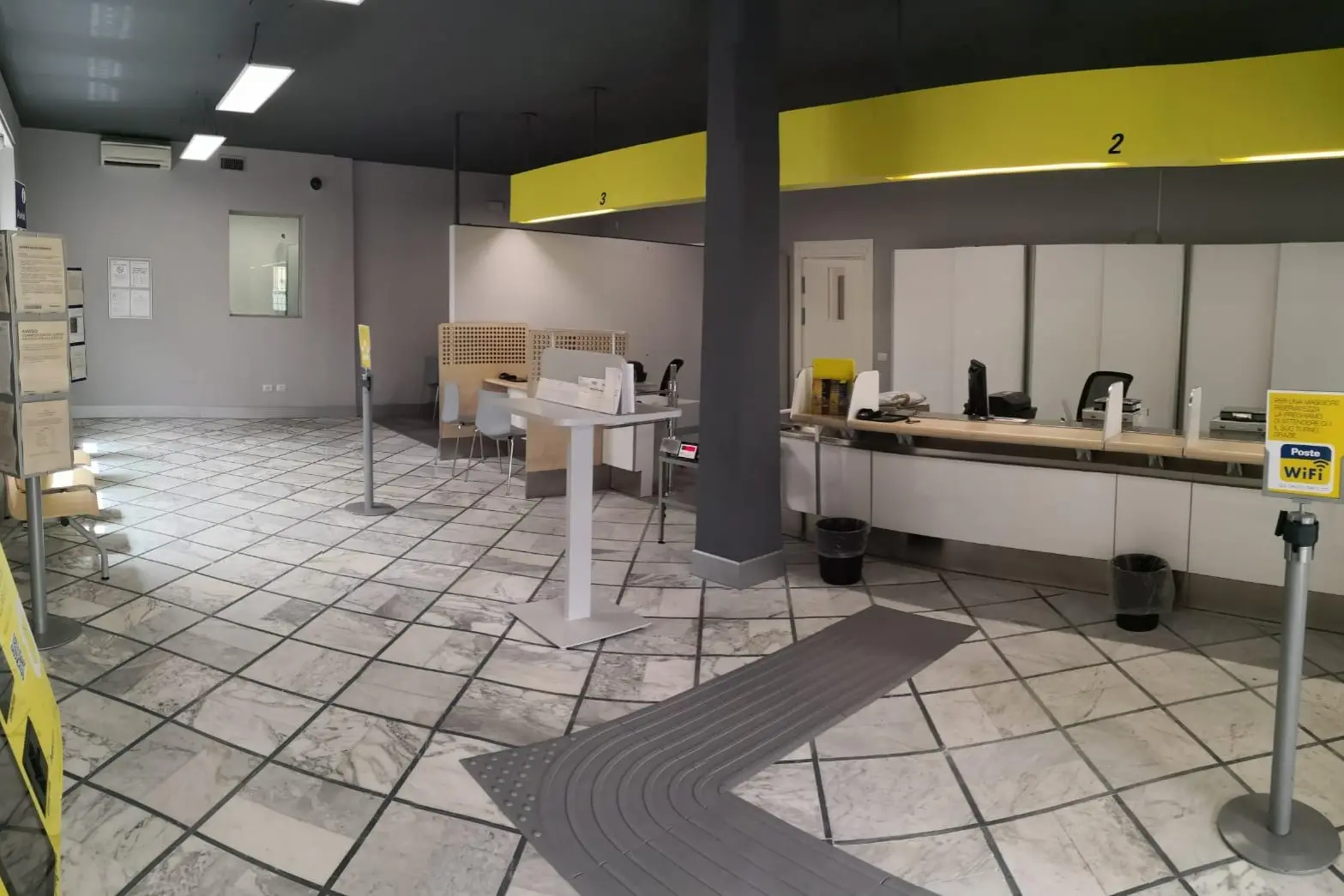 Un ufficio postale (Foto concessa)
