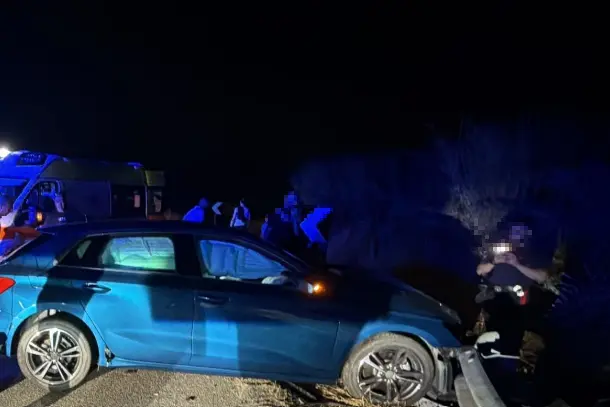 L'incidente (Foto Serreli)
