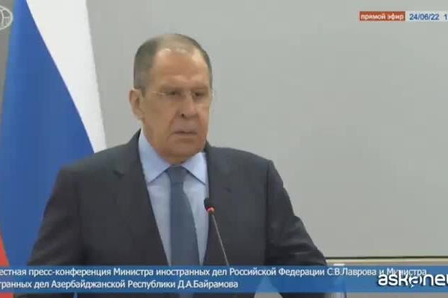 Lavrov: &quot;La candidatura dell'Ucraina all'Ue non è un rischio per Mosca&quot;