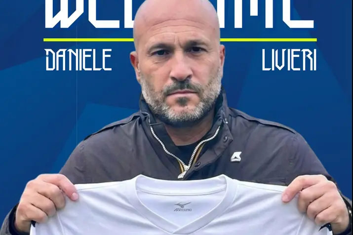 Il nuovo allenatore dell’Olbia Daniele Livieri