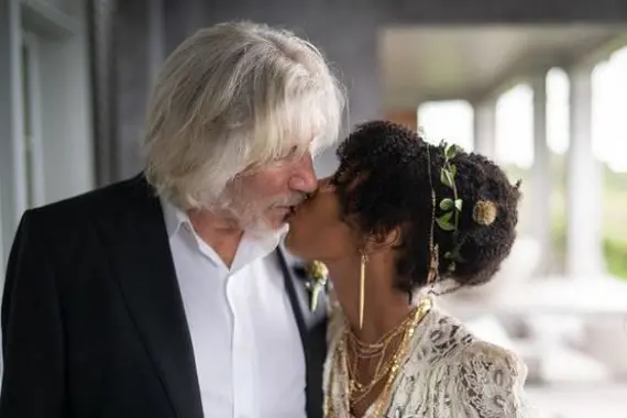 Roger Waters e Kamilah Chavis (foto Instagram)