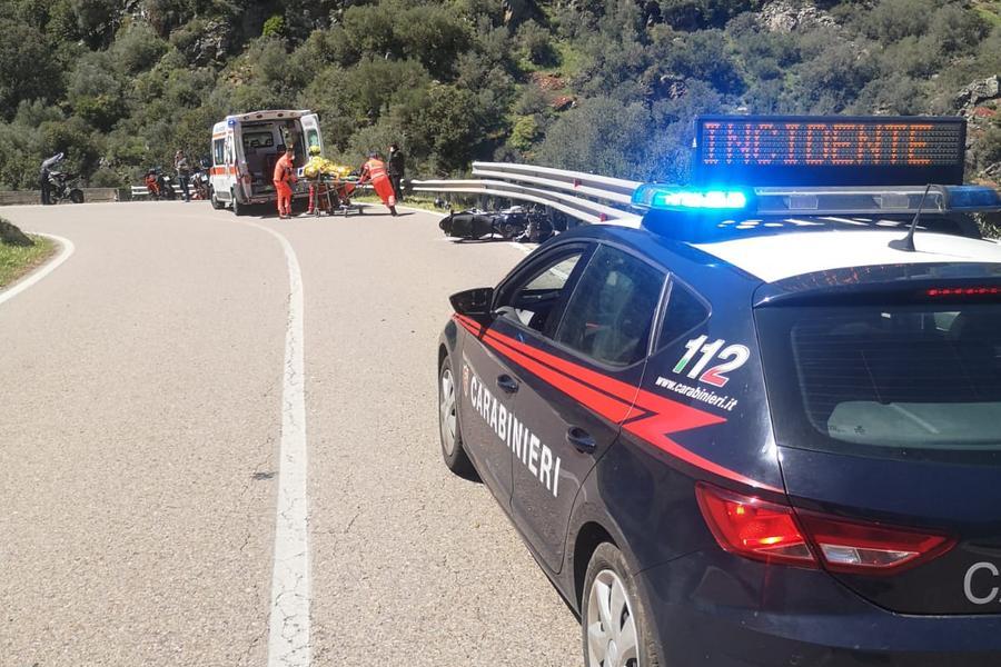 Elisoccorso in azione a Ballao: 61enne in gravi condizioni dopo una caduta dalla moto