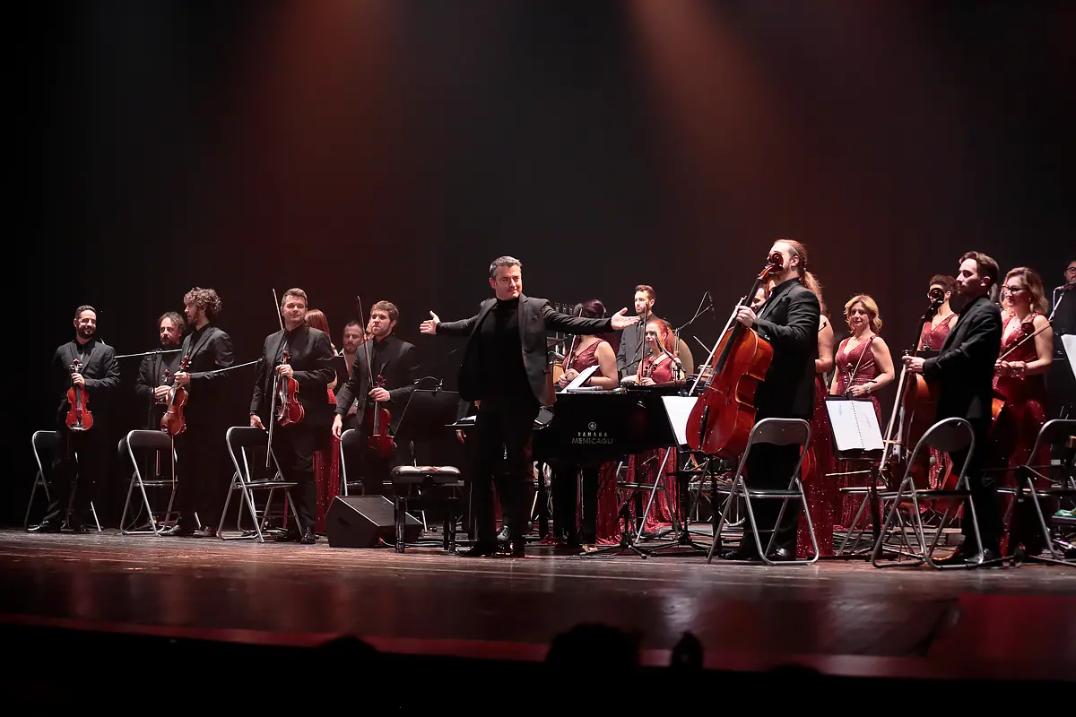 Alcuni dei protagonisti dello spettacolo "Alla scoperta di Morricone"