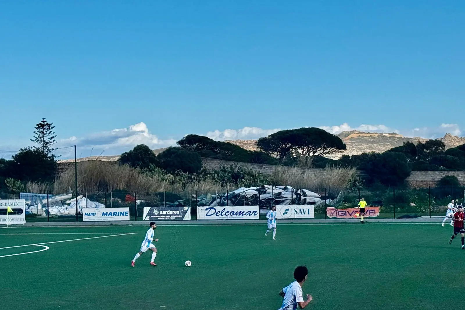 L'esperto difensore e capitano dell'Ilvamaddalena Federico Bonu (G. Pischedda)