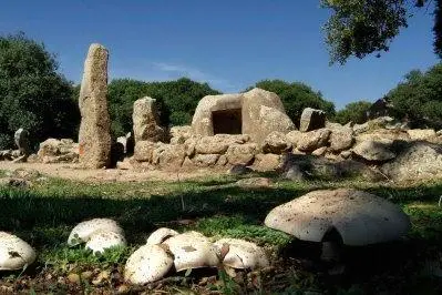 I circoli megalitici di Goni (archivio L'Unione Sarda)