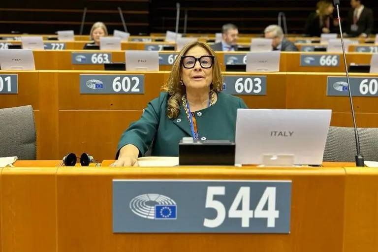 La presidente di Confartigianato Sardegna Maria Amelia Lai a Bruxelles (foto: Confartigianato)