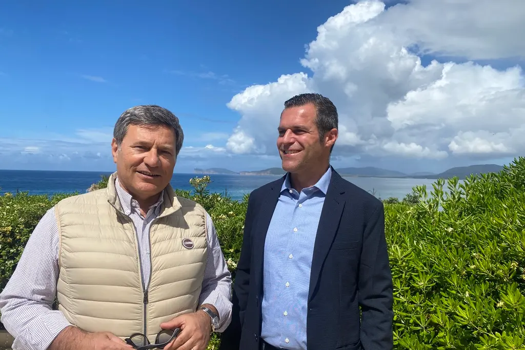 Il vicesindaco Francesco Marinaro con il sindaco Cacciotto