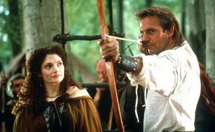 Kevin Kostner in &quot;Robin Hood&quot;, di cui Adams ha firmato la colonna sonora