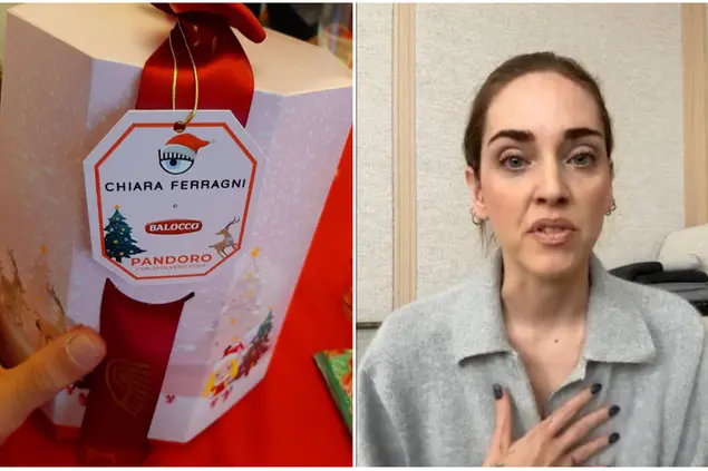 Il pandoro delle polemiche e le scuse di Chiara Ferragni (Ansa)