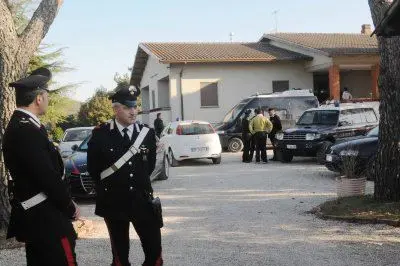 La villetta in cui è avvenuta la rapina conclusasi nel sangue