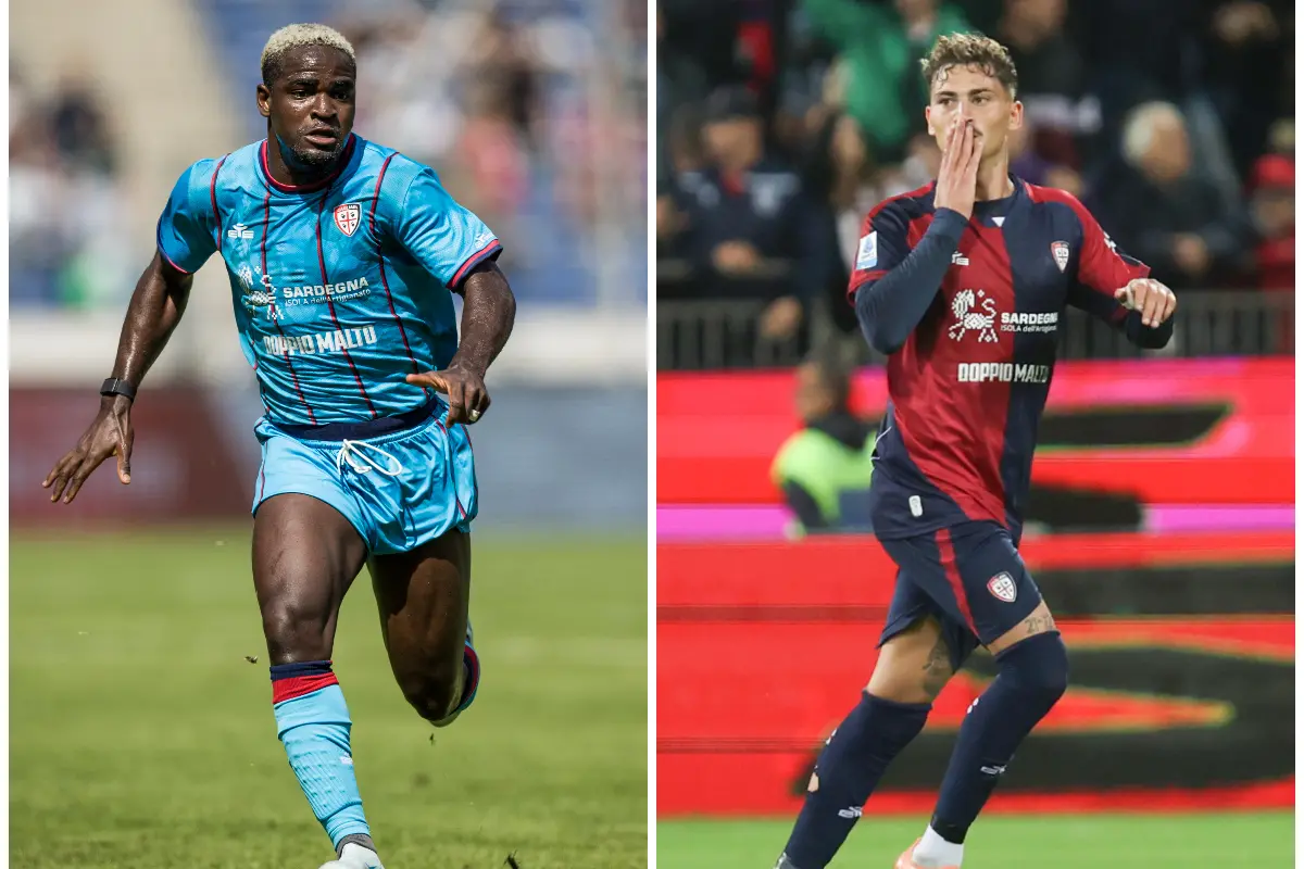 Zito Luvumbo and Sebastiano Esposito (Ansa)