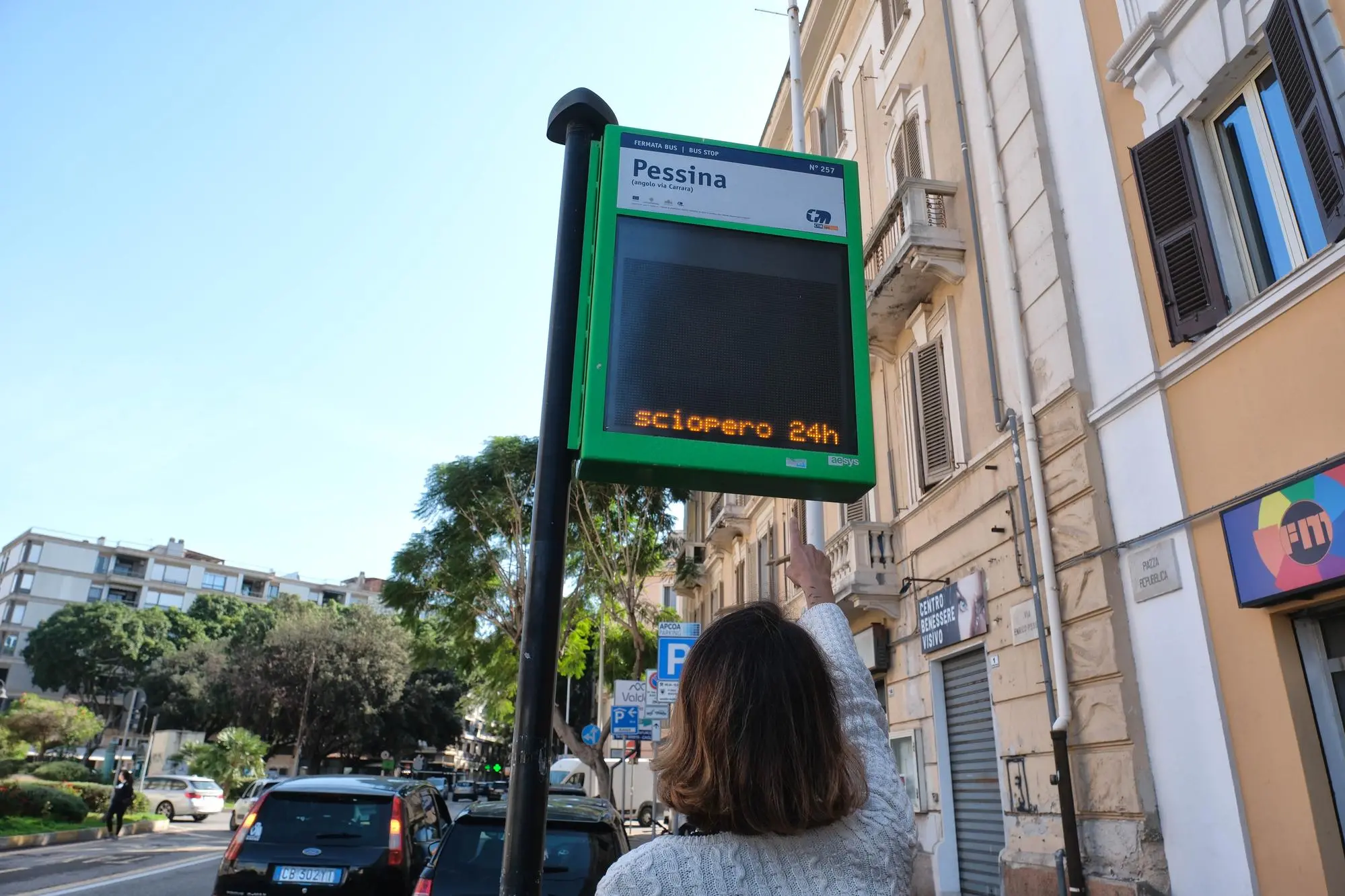 Sciopero a Cagliari (foto Ungari)