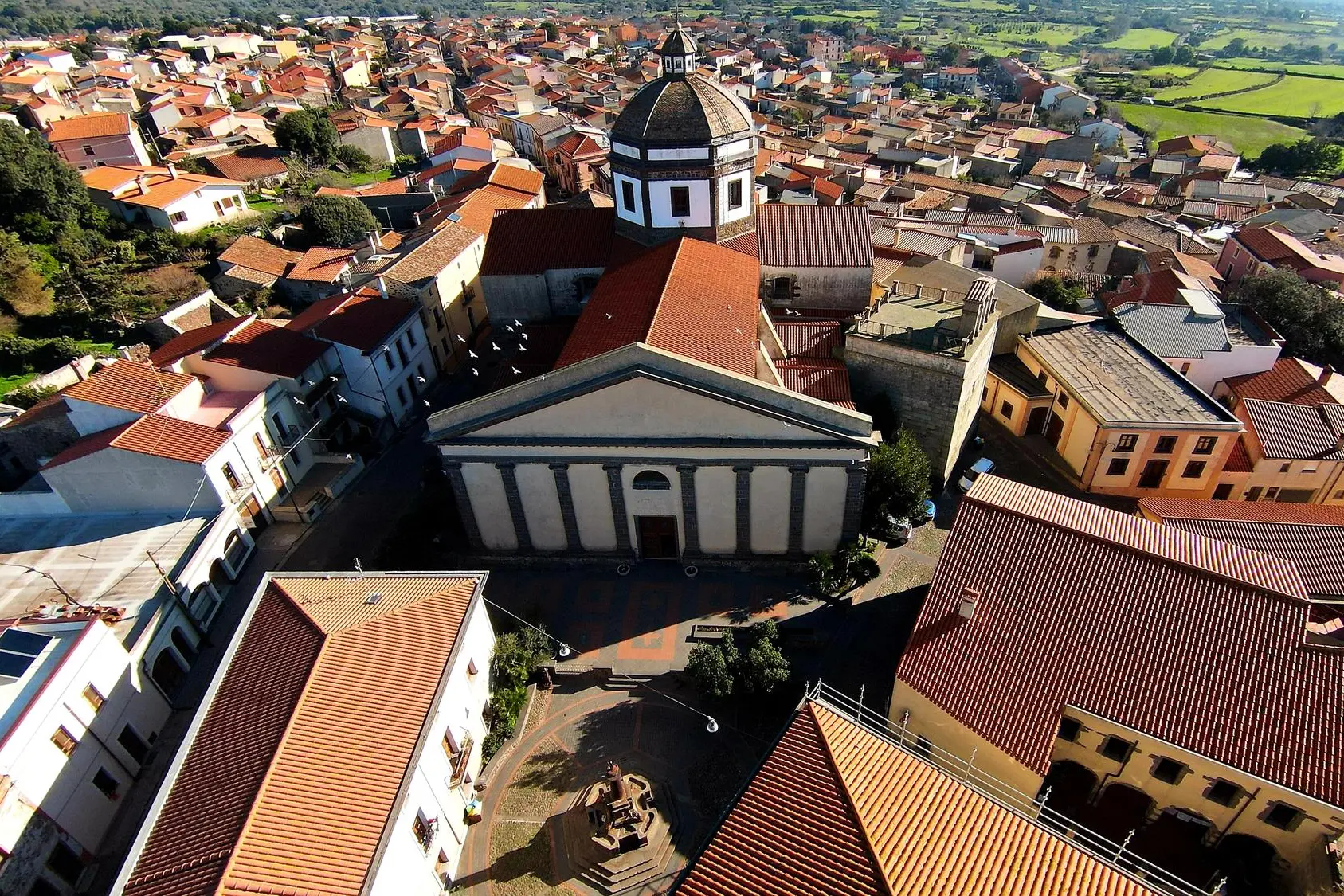 Il centro storico di Seneghe