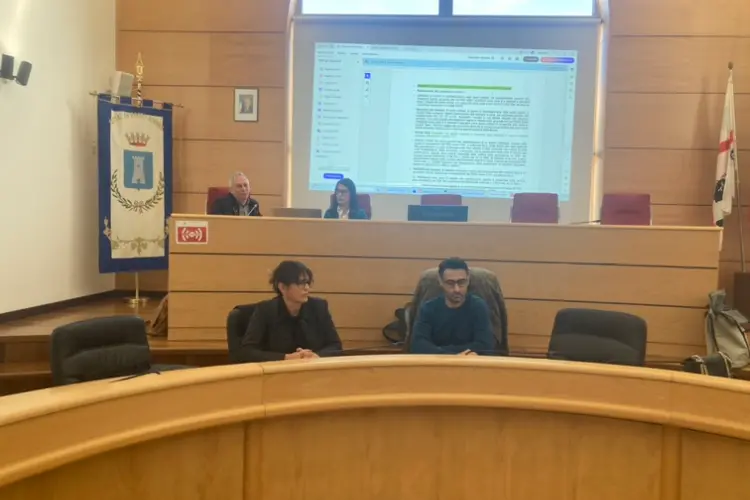 La commissione Urbanistica a Porto Torres (foto Pala)
