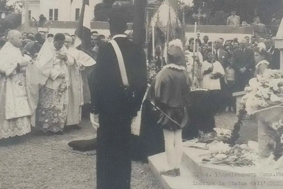 Particolare di una delle immagini in mostra (foto Sara Pinna)