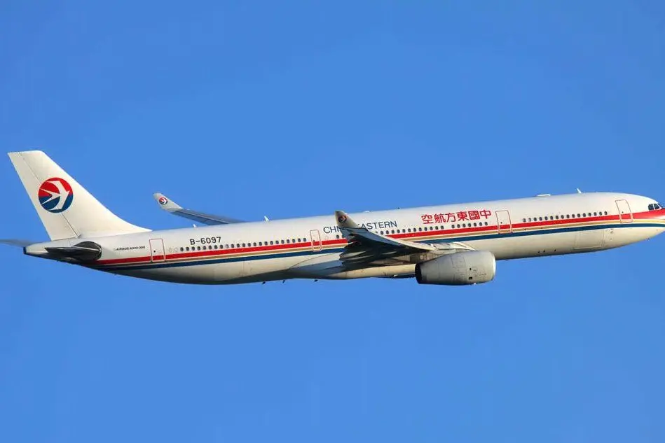 L'aereo della compagnia cinese