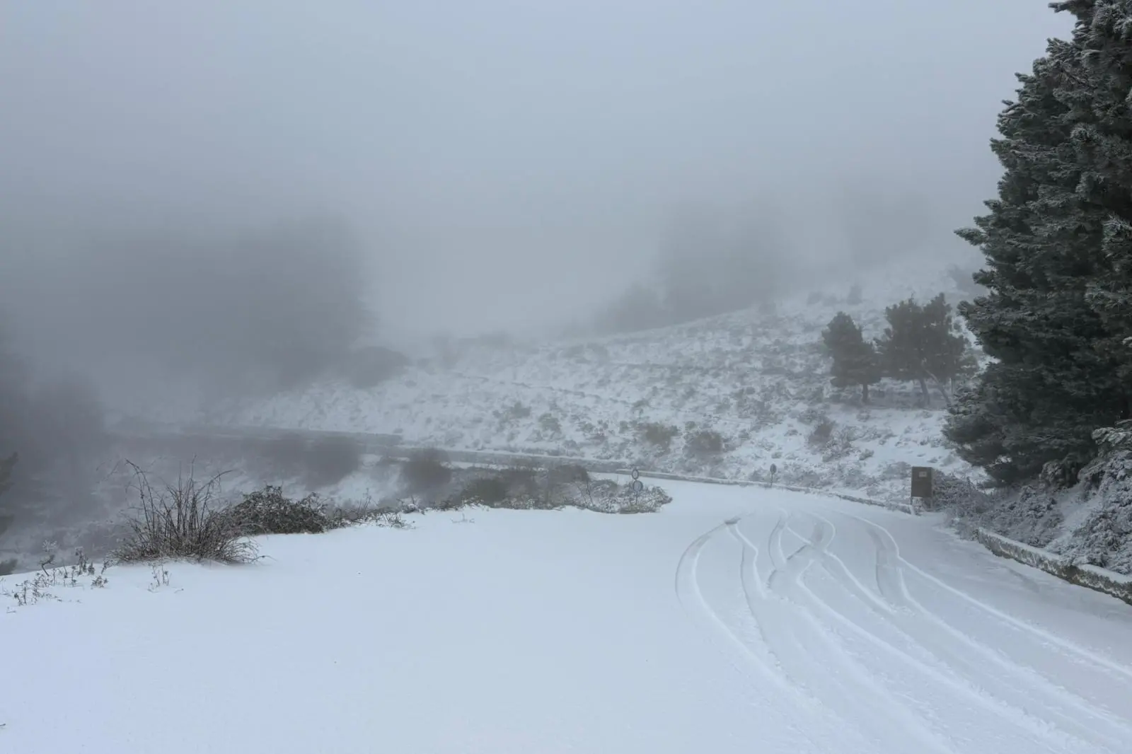 Neve sul Gennargentu