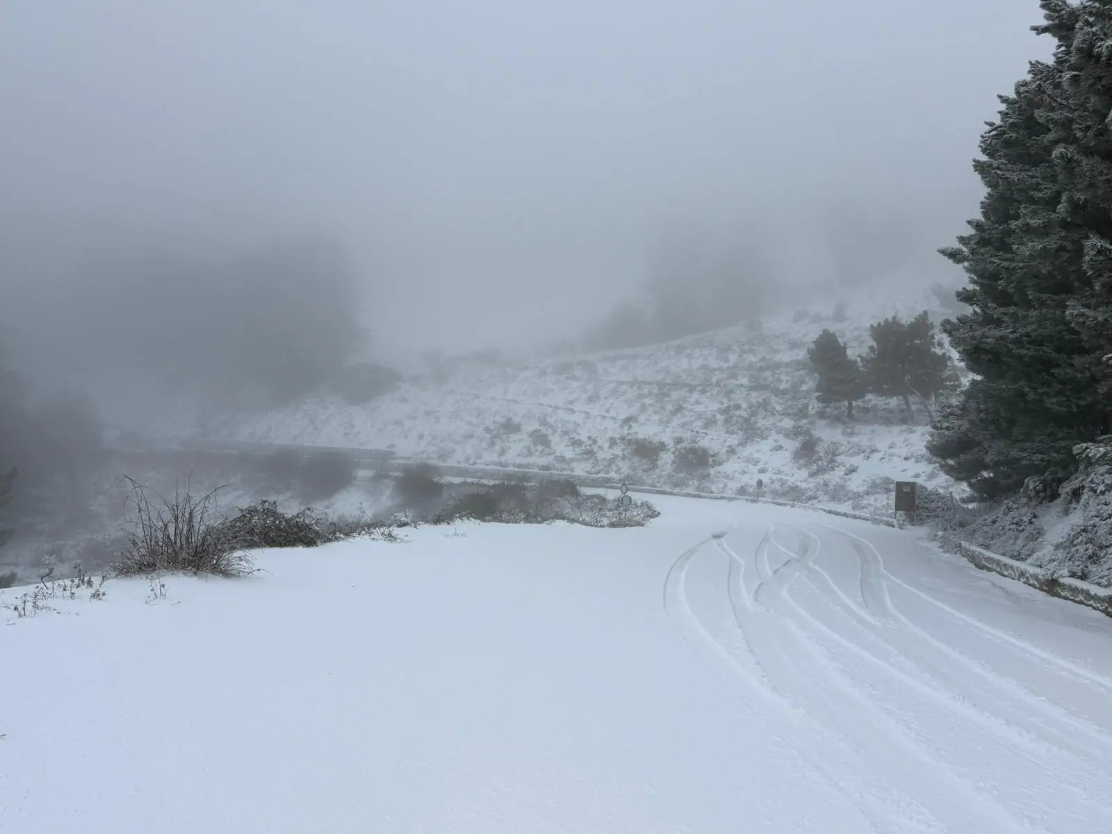 Neve sul Gennargentu