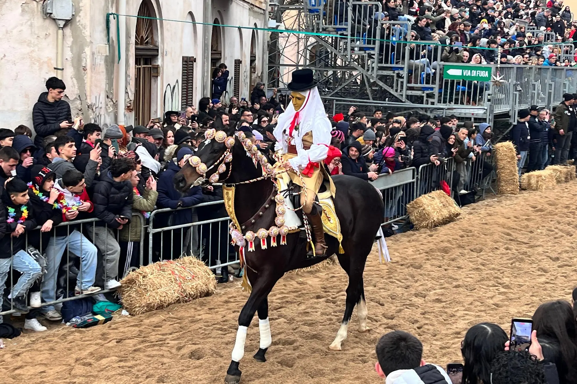 Un’immagine dell’ultima Sartiglia