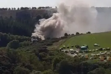Le prime immagini dal luogo dell'incidente (foto da frame video twitter)