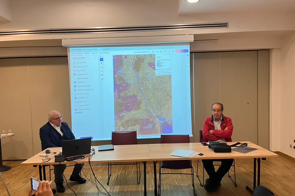L'incontro di stamattina (foto Sara Pinna)