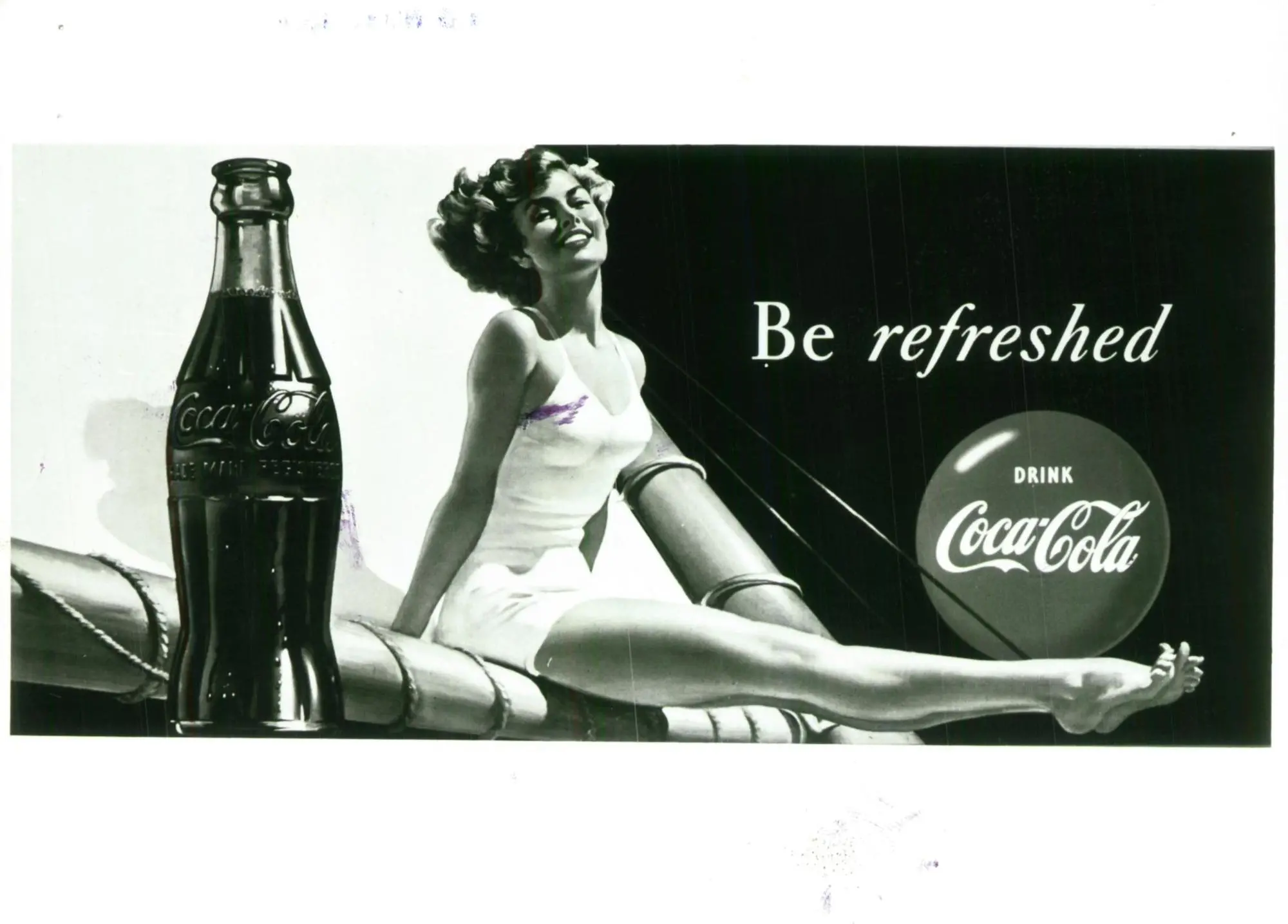 Una vecchia pubblicità Coca Cola
