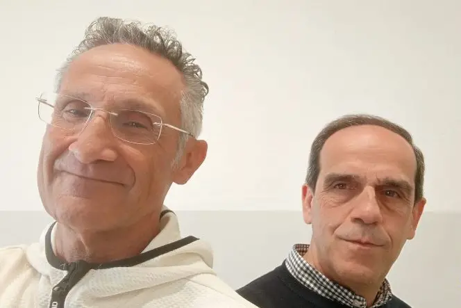 Gli autori del libro, Fundoni e Lutzoni (foto concessa)