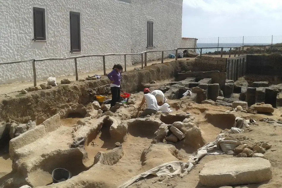 Gli scavi a San Giovanni di Sinis - Foto Valeria Pinna